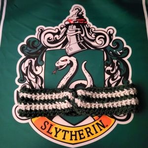 Harry potter, Slytherin crochet Headband